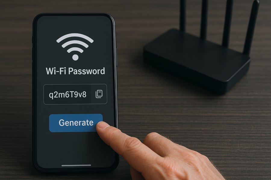 how to generate wifi password