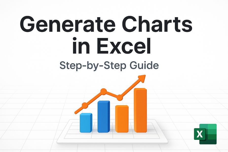 how to generate chart in excel​