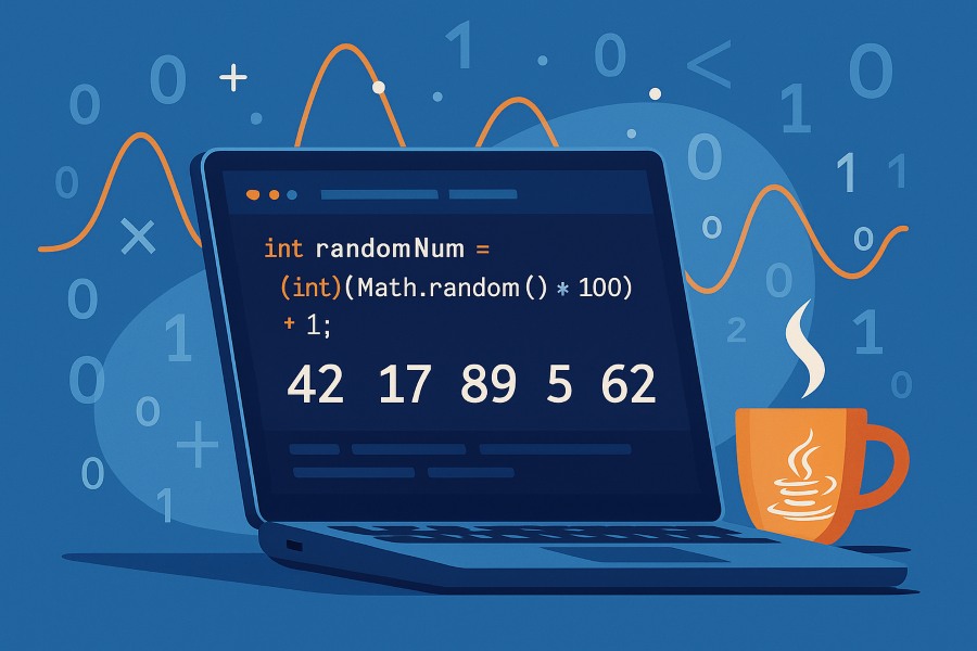 how to generate random number in java​